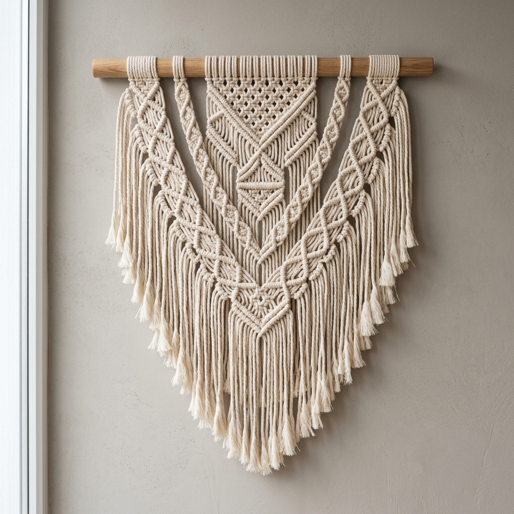 Geometric Macrame Wall Hanging